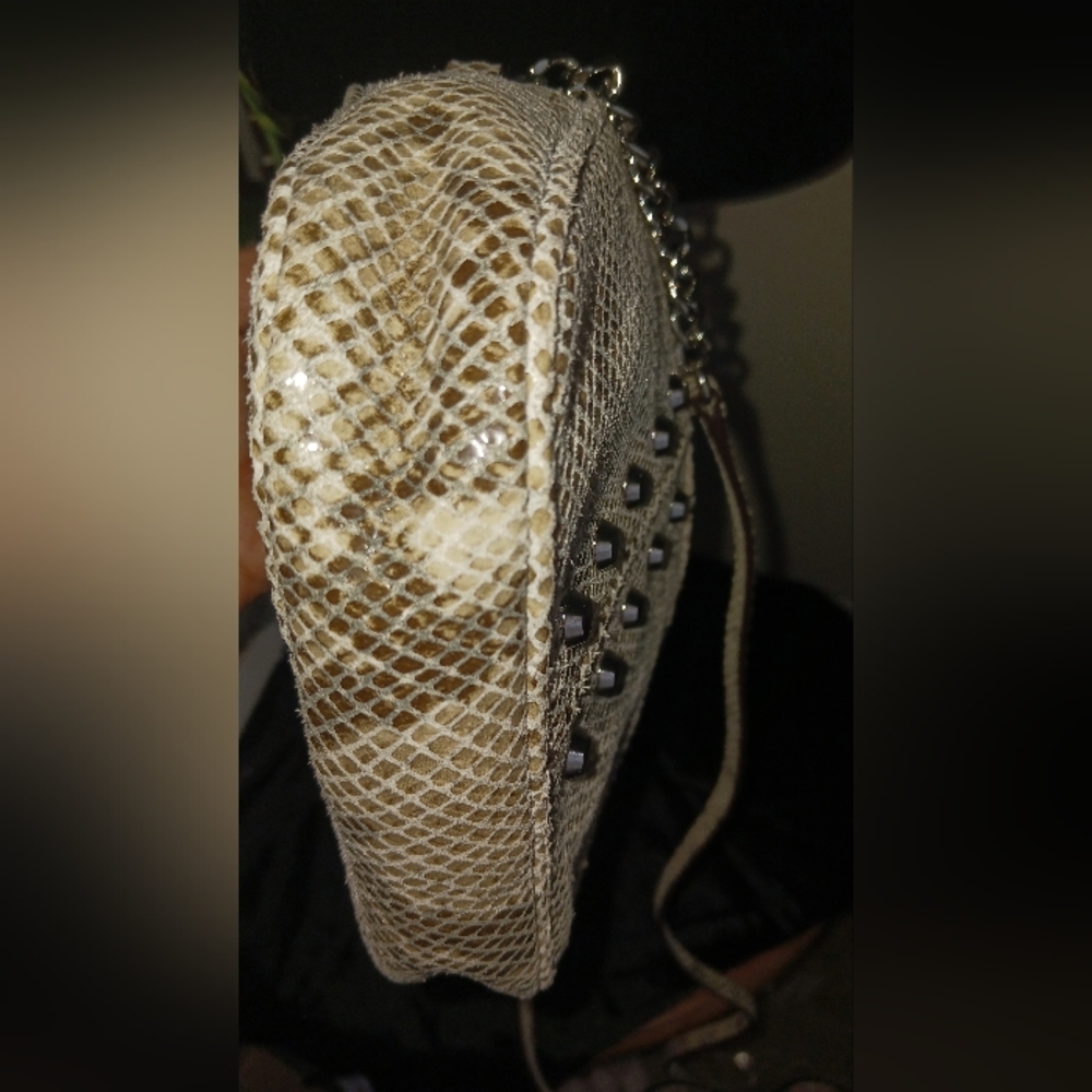 Michael Kors Python Embossed Crossbody Like New - image 6